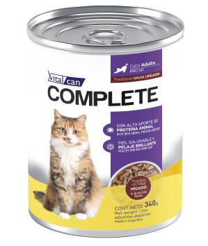 [132197] Complete Trocitos en Salsa Higado Gato Adulto