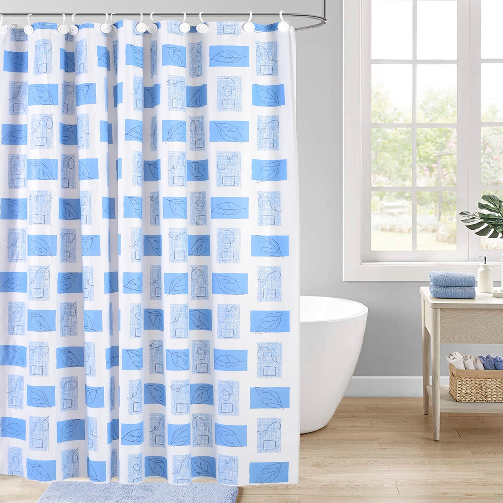 [011] CORTINA PARA BAÑO CON PROTECTOR ECO ELIPLAST