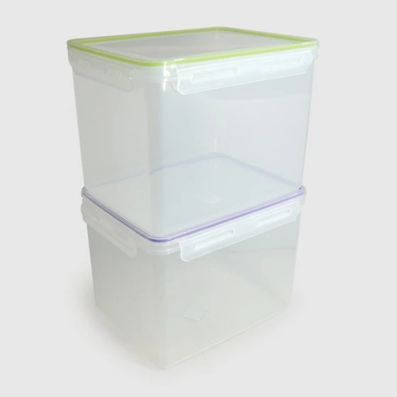 HERMETICO RECT. CLIP 4,5 LT DESES PLAST