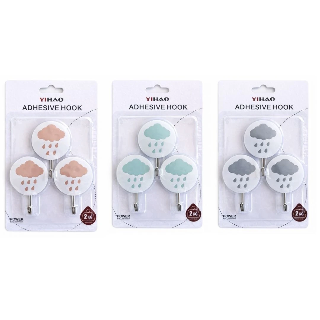 PERCHITA AUTOADHESIVA X 3 NUBE