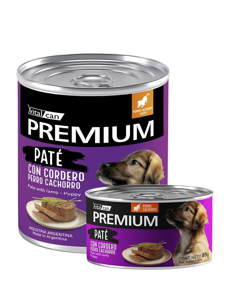 [132298] Premium Pate Con Cordero Perro Cachorro (85 g x 12 u)