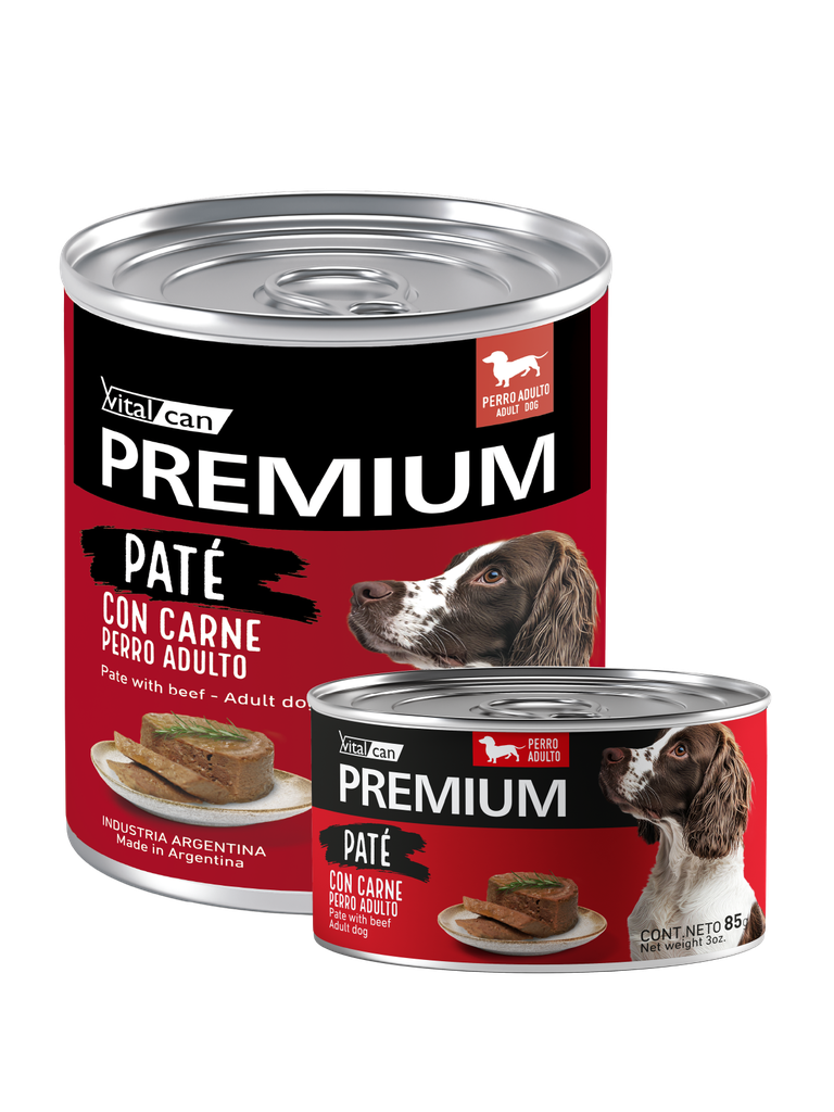[132305] Premium Pate Con Carne Perro Adulto (85 g x 12 u)