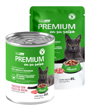 [132237] Premium en su Salsa Pollo Gato Adulto (85 g x 12 u)