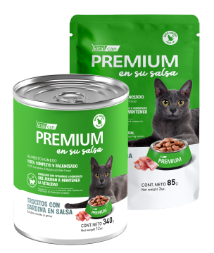 [132238] Premium en su Salsa Sardina Gato Adulto (85 g x 12 u)