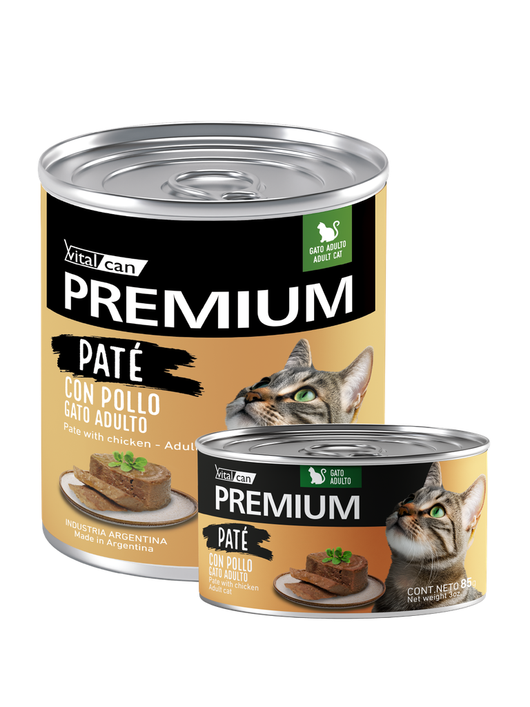 [132303] Premium Pate Con Pollo Gato Adulto (85 g x 12 u)