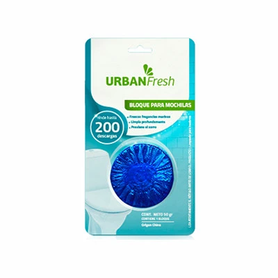 BLOQUE PARA MOCHILA URBAN FRESH X 50 G X 1 U