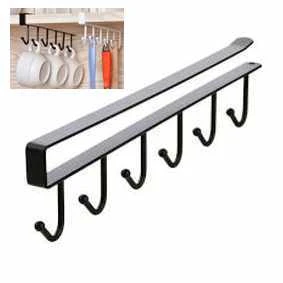 CUELGA TAZAS ESTANTE 6 GANCHOS