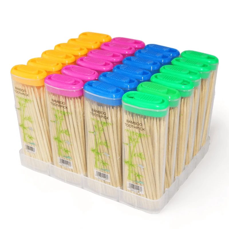 ESCARBADIENTE BAMBU X100 X24