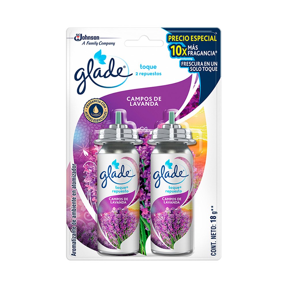 GLADE TOQUE REPUESTO X 2