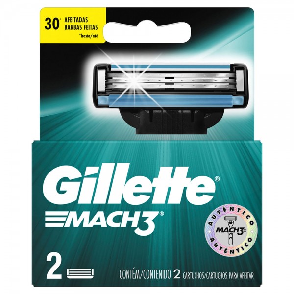 [COG-MIG13-13416] Gillette Mach3 repuestos x 2 unidades