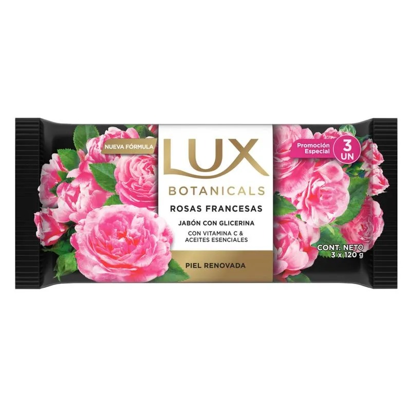 Jabón de tocador Lux de 125 g x 3 unidades