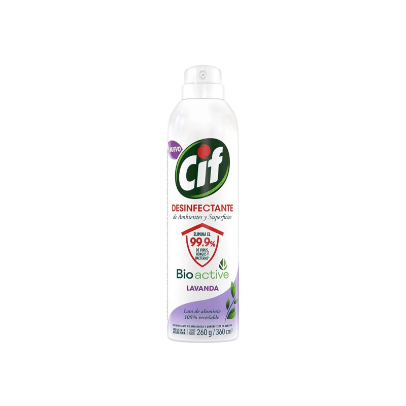 [COG-MIG13-14949] Cif Desinfectante BioActive aerosol x 260 g (Lavanda)