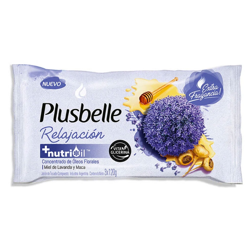 Jabón de tocador Plusbelle x 120 g