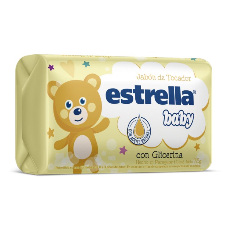 [COG-MIG13-15789] Jabón de tocador Estrella Baby con glicerina x 75 g