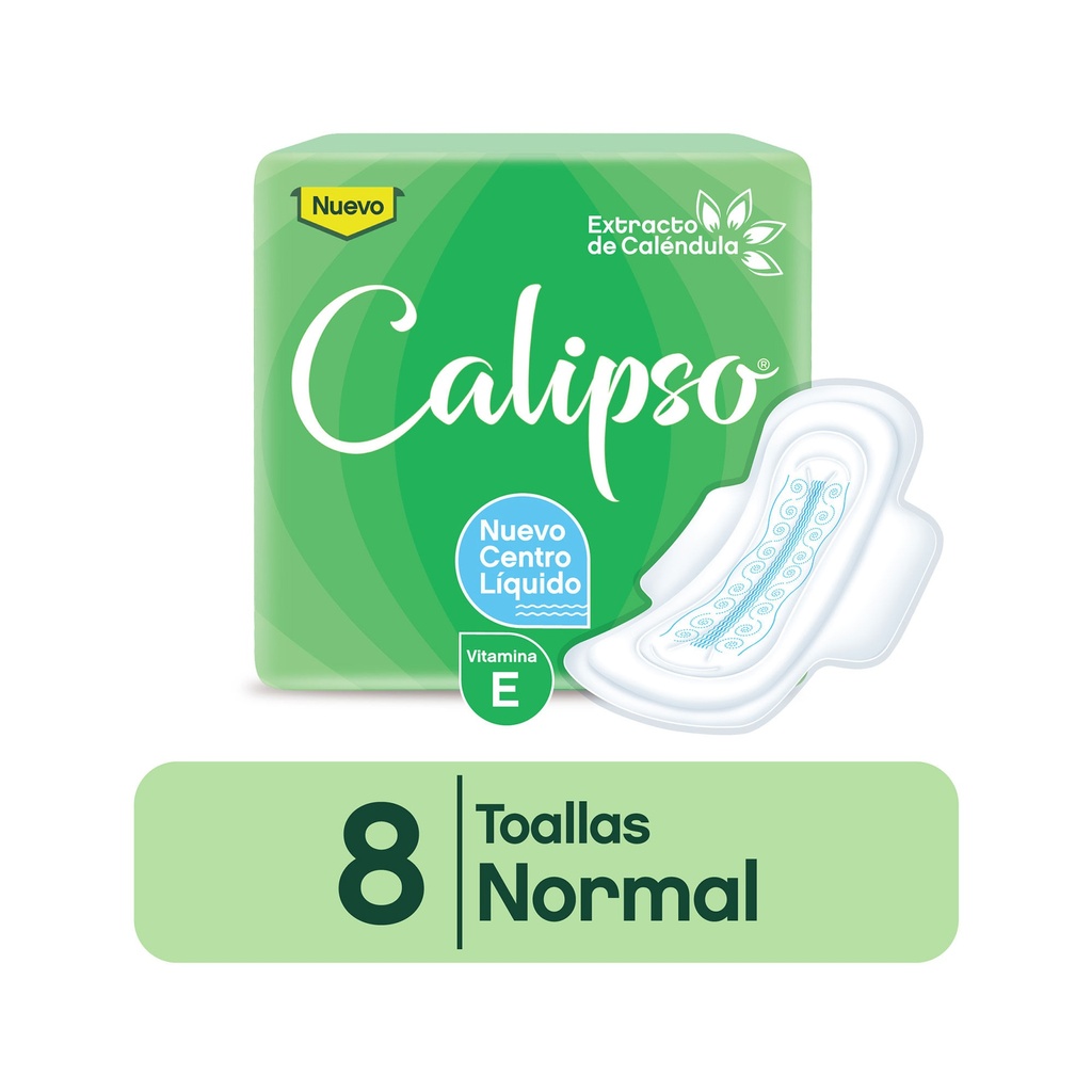 TOALLITAS CALIPSO NORMAL x 8un