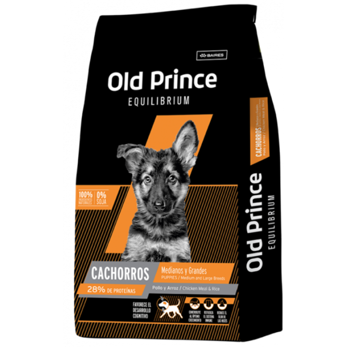 [COG-MIG13-13392] Old Prince Cachorro Mediano y Grande (pollo y arroz) x 15kg
