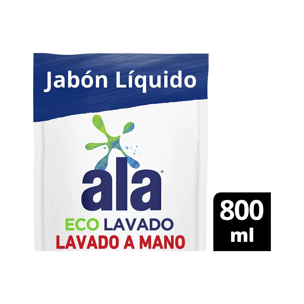 [COG-MIG13-20064] Jabón líquido Ala Eco Lavado a Mano repuesto x 800 ml