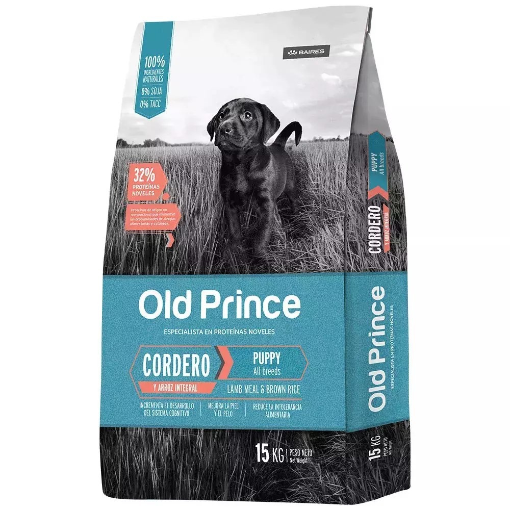 [COG-MIG13-13459] Old Prince Cordero y Arroz Cachorro x 3 kg