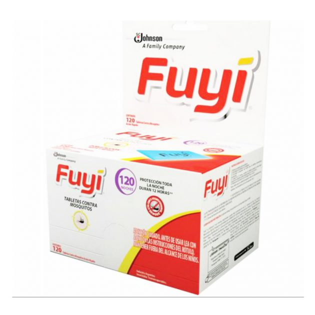 Fuyi Tableta Para Mosquitos x 4 unid.(vienen en caja cerrada 18 bister en caja cerrada hacerle un 10% descuento)