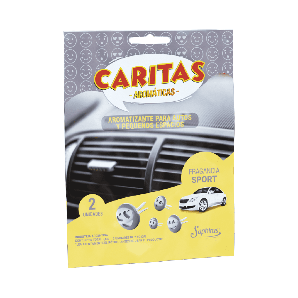 [COG-MIG13-12728] Caritas aromáticas Saphirus para auto x 2 unidades (Sport)