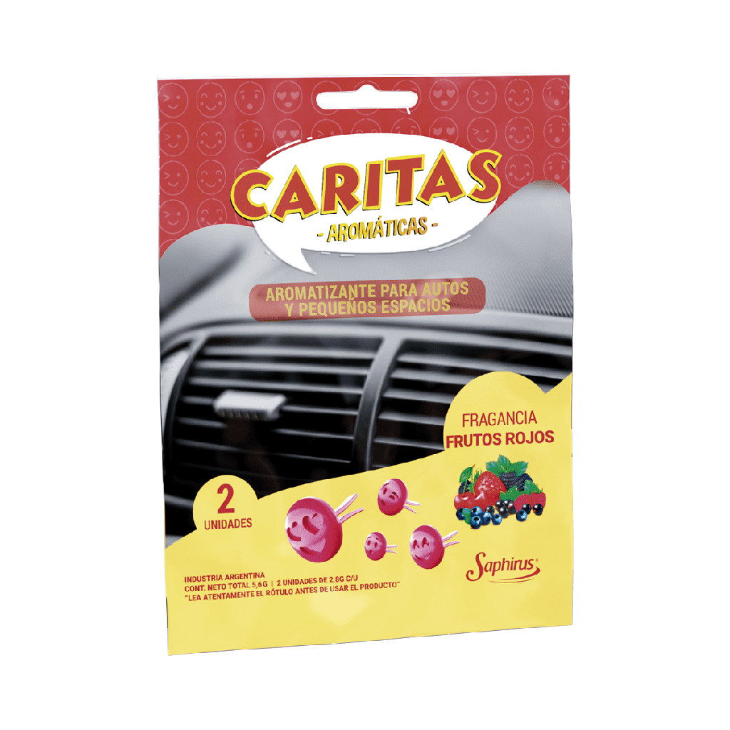 Caritas aromáticas Saphirus para auto x 2 unidades