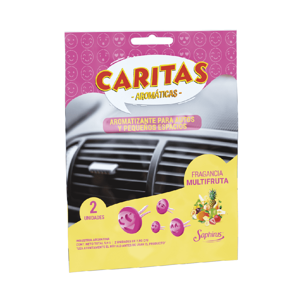 Caritas aromáticas Saphirus para auto x 2 unidades