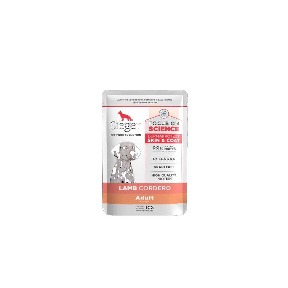 Sieger Derma WET Cordero (12 x 100 g)