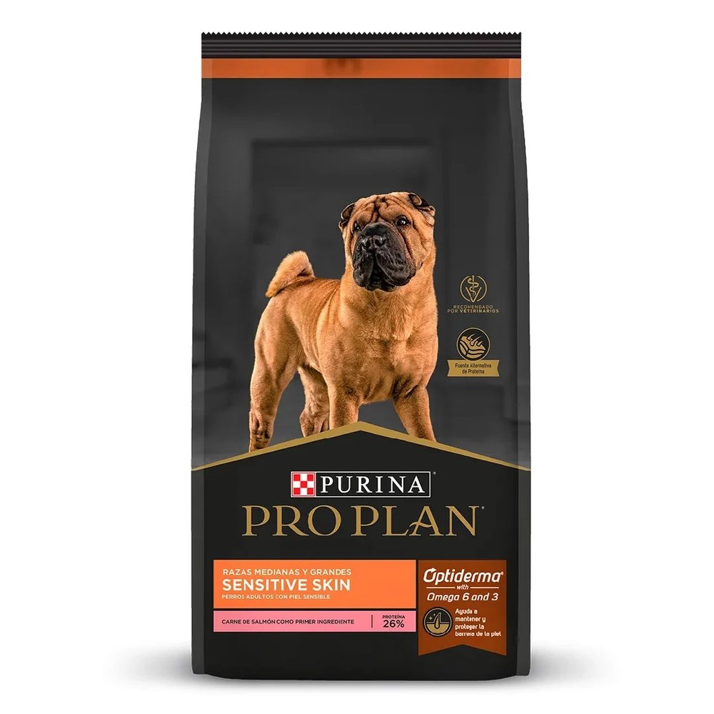Pro Plan SENSITIVE SKIN RAZA MEDIANA & GRANDE
