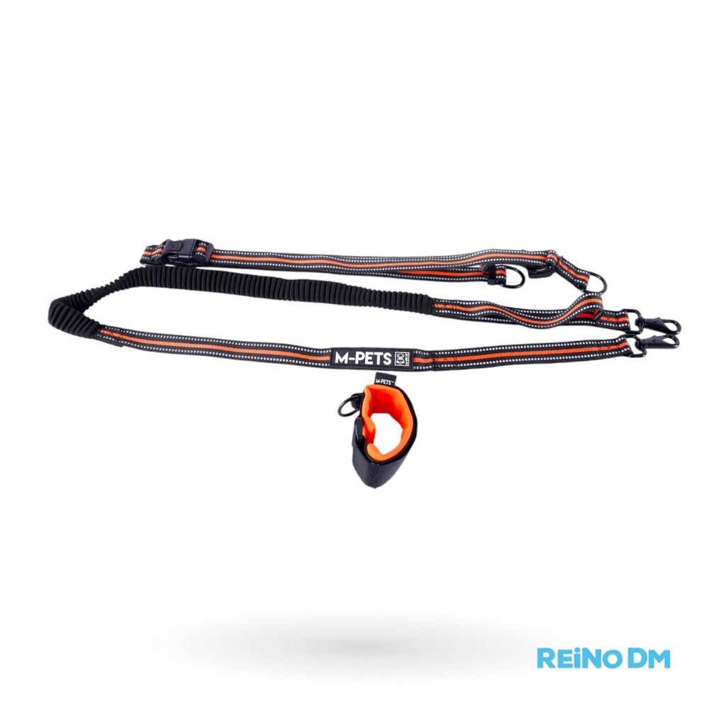 Correa Hiking Running Set Naranja y Negro