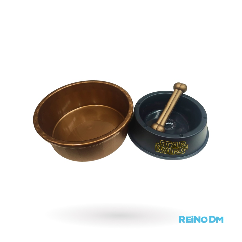 Comedero Star Wars + Comedero Crock + Hueso Dorado Cafran