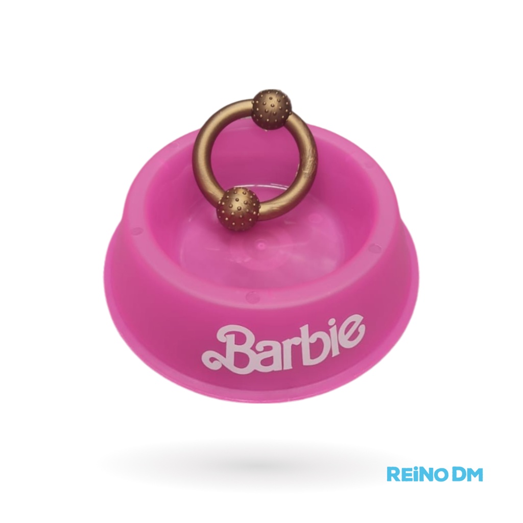 [104220] Kit Comedero Mediano Barbie + Mordisco Cafran
