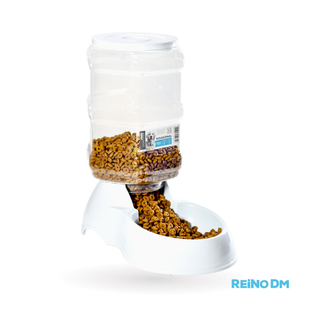 Comedero Hexagonal Food Dispenser 3,5 kg M-Pets
