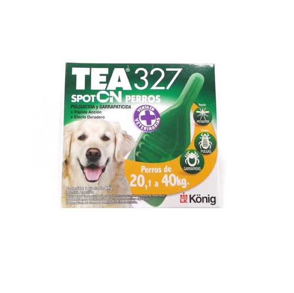 Pipeta Pulguicida TEA 327 Perro KONIG