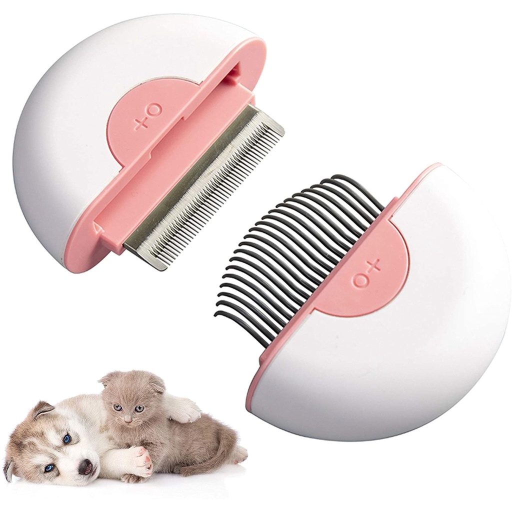 M-Pets 2 en 1 Mini Pet Comb Pelo Largo