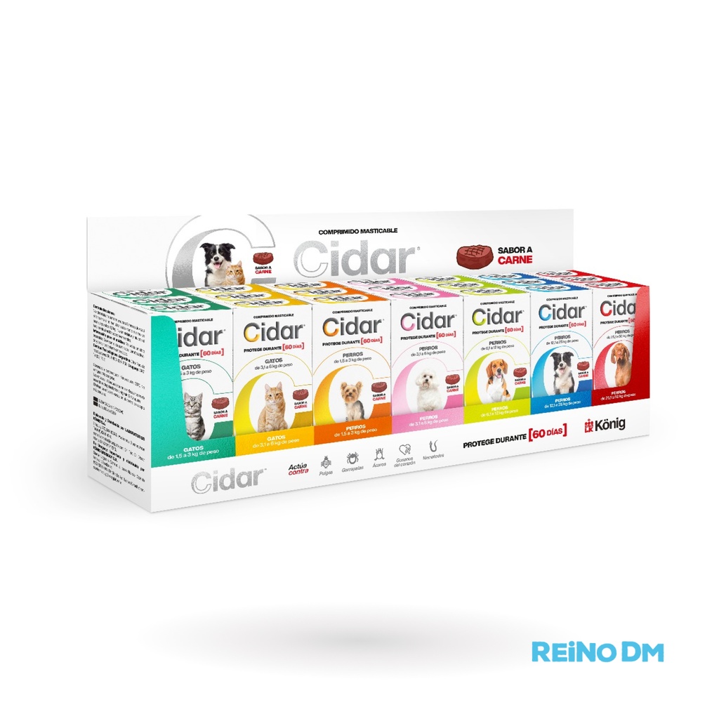 Display Cidar 21 Unidades (3 De C/U)