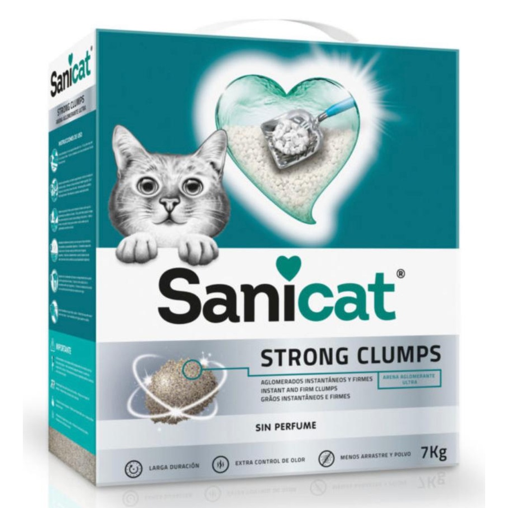 Piedras Strong Clumps Sani Cat Tolsa 7 kg