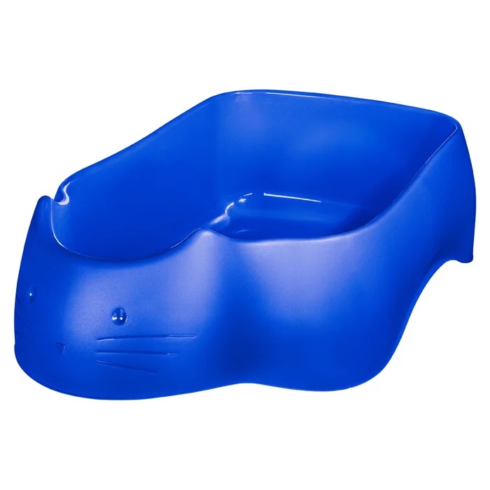 Litera Caja Sanitaria Forma de Gato Azul Sanremo