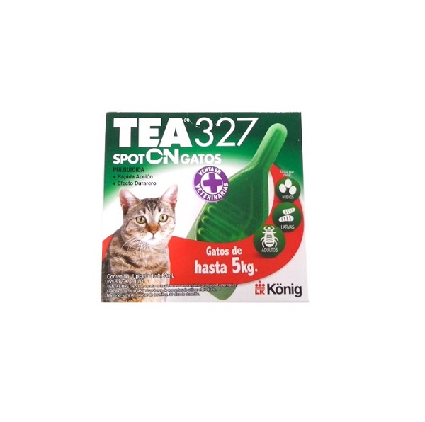 [171079] Pipeta TEA 327 Gato hasta 5 kg KONIG