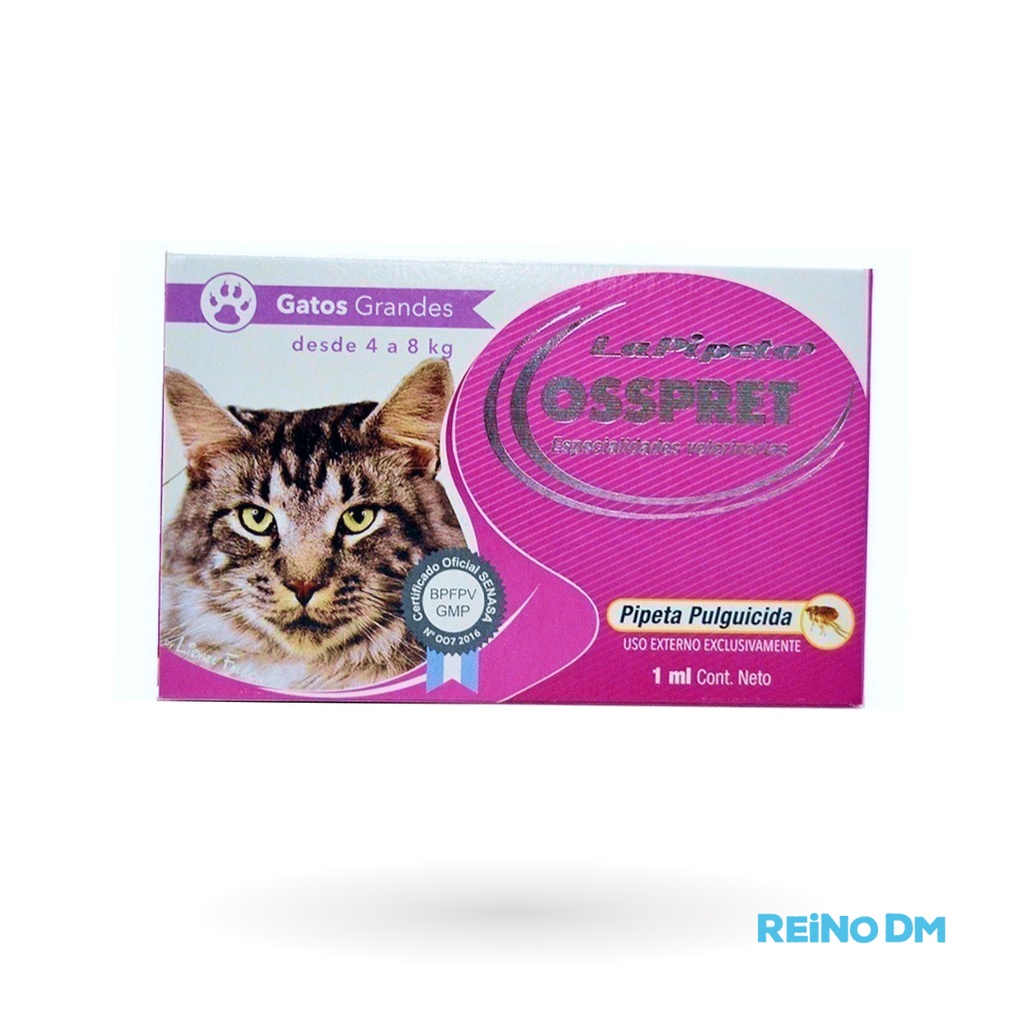 La Pipeta Gatos 4 a 8 kg OSSPRET