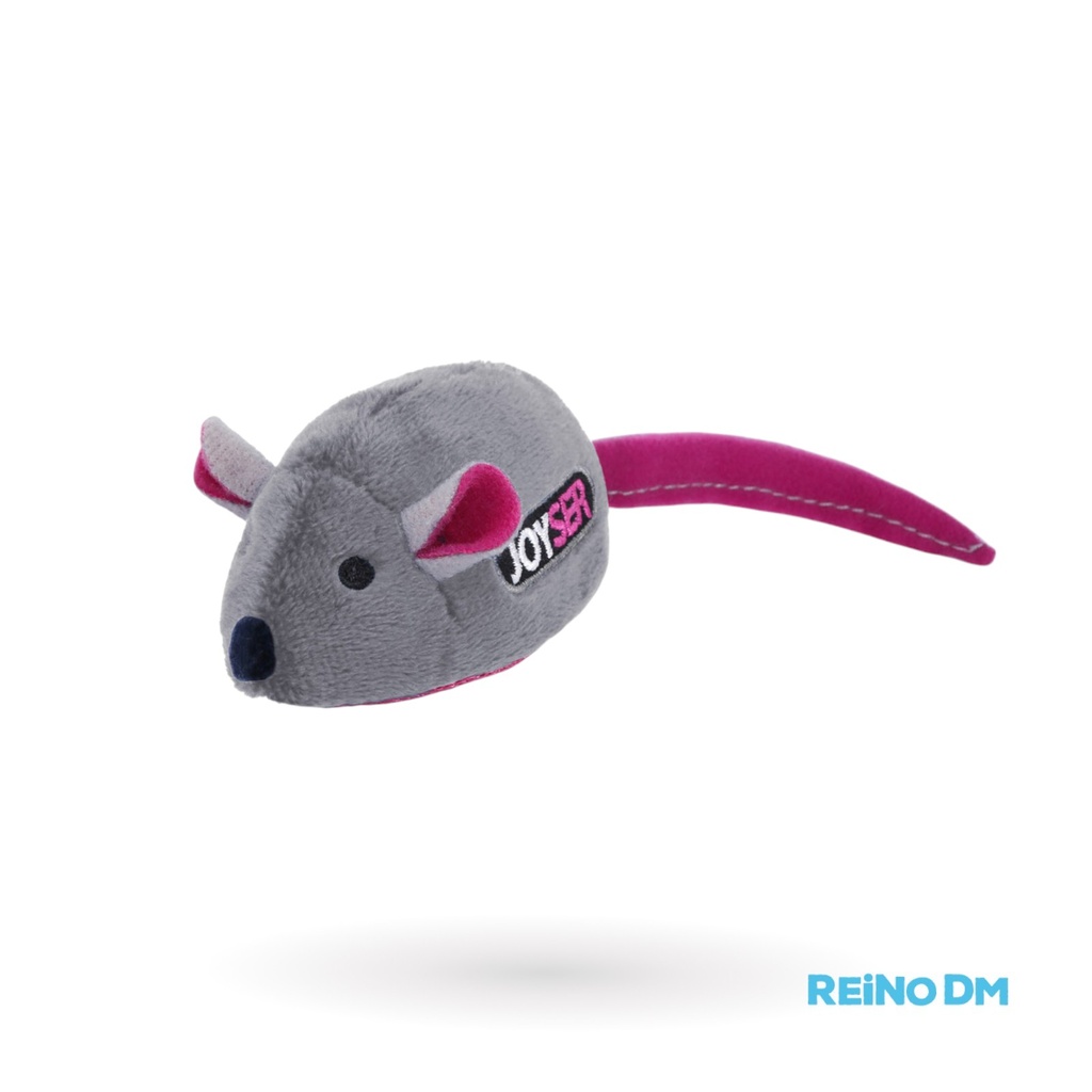 Raton Con Sonido Joyser 16Cm Gris