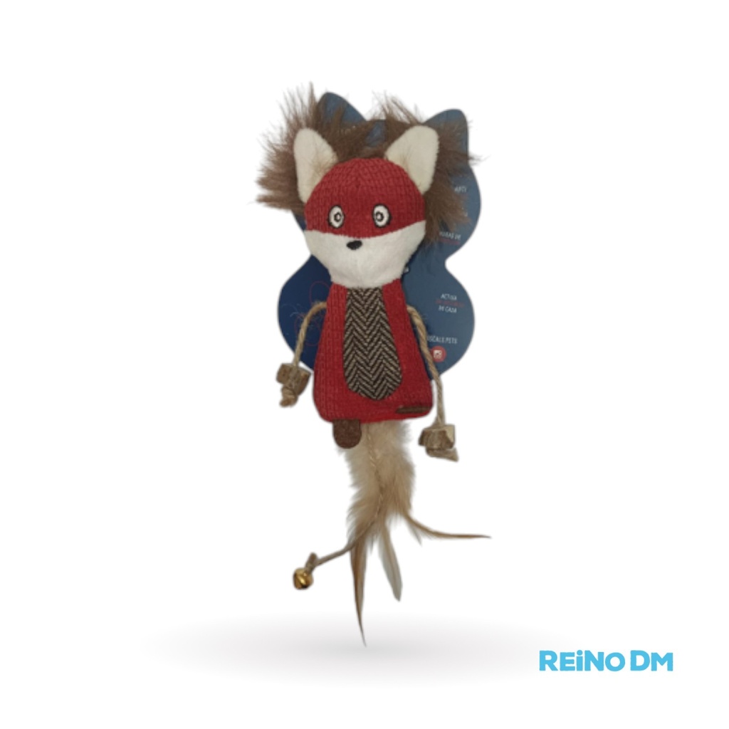 Juguete Para Gato Zorro Con Catnip 9X26Cm