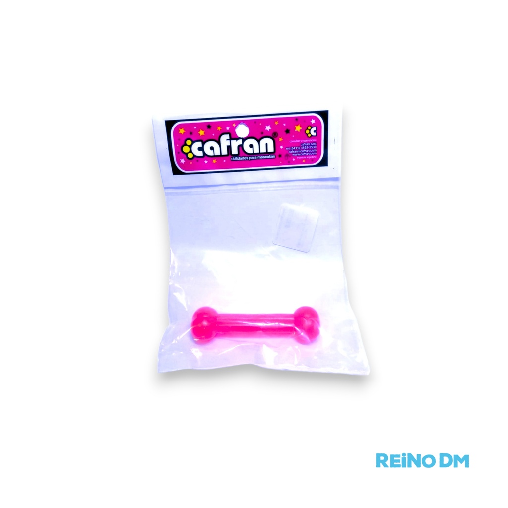 Hueso de Plástico Chico Cafran 10 cm