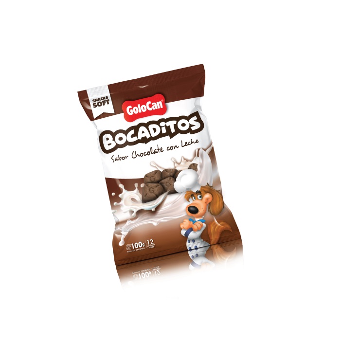 BOCADITOS CHOCOLATE CON LECHE 100 GRS X 20 UNID - GOLOCAN