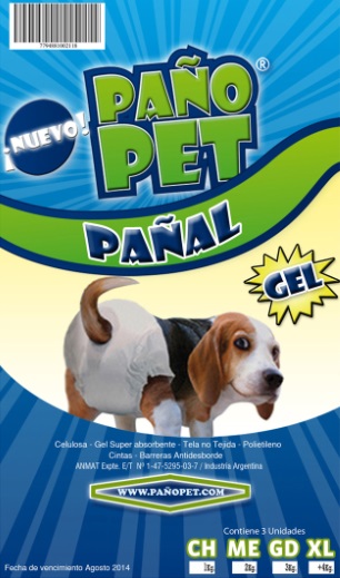 Pañal x3 Pañopet