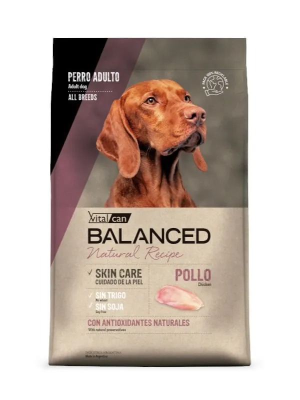 Balanced Natural Recipe Perro Adulto Pollo