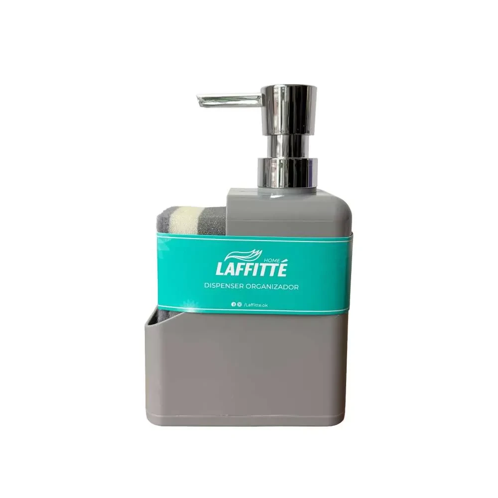 DISPENSER DE COCINA + ESPONJA GRIS LAFFITE