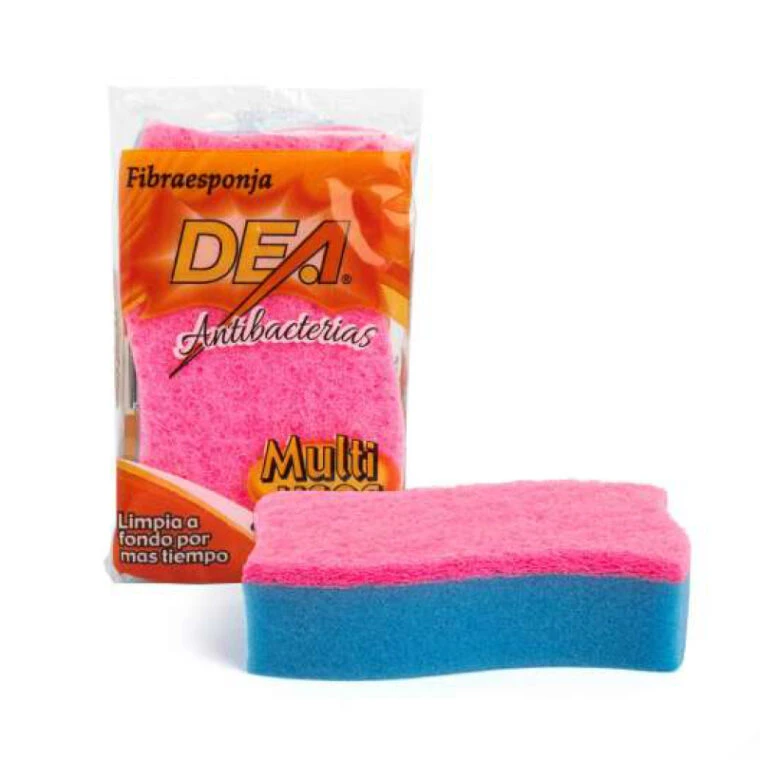 ESPONJA ANTIBACTERIAL MULTIUSOS DEA X 12U