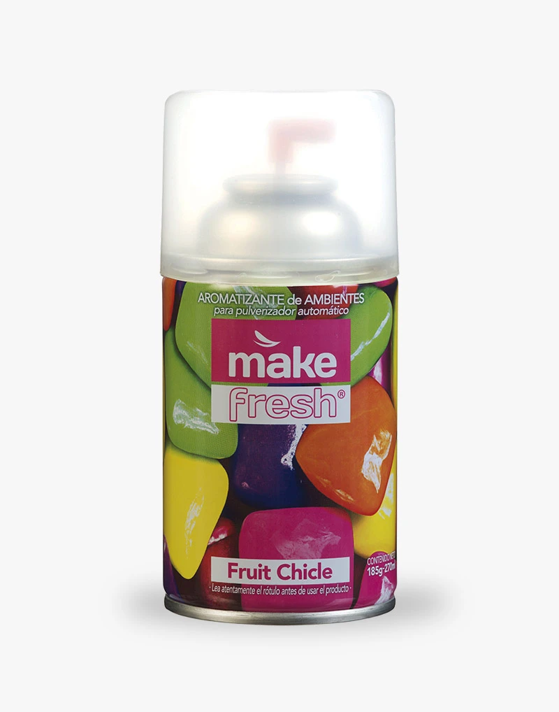 FRUIT CHICLE FRAGANCIA EN AEROSOL MAKE X6UNI.