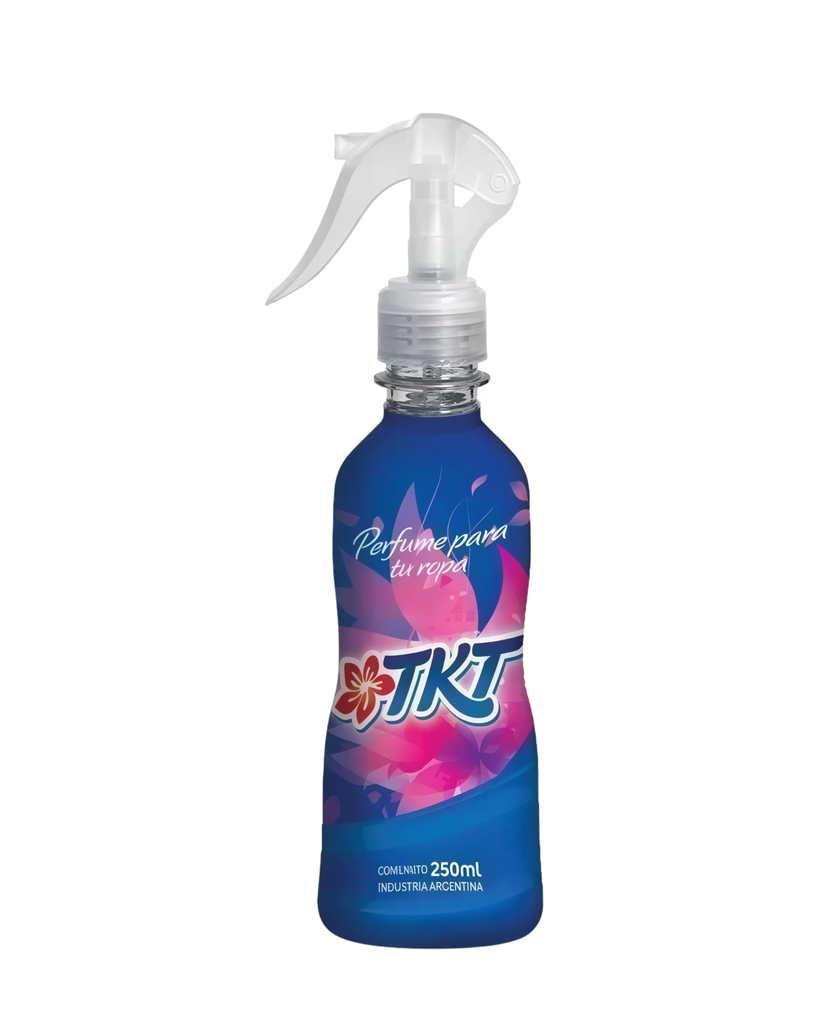 PERFUME PARA ROPA TKT CON GATILLO 250CC CLASICO