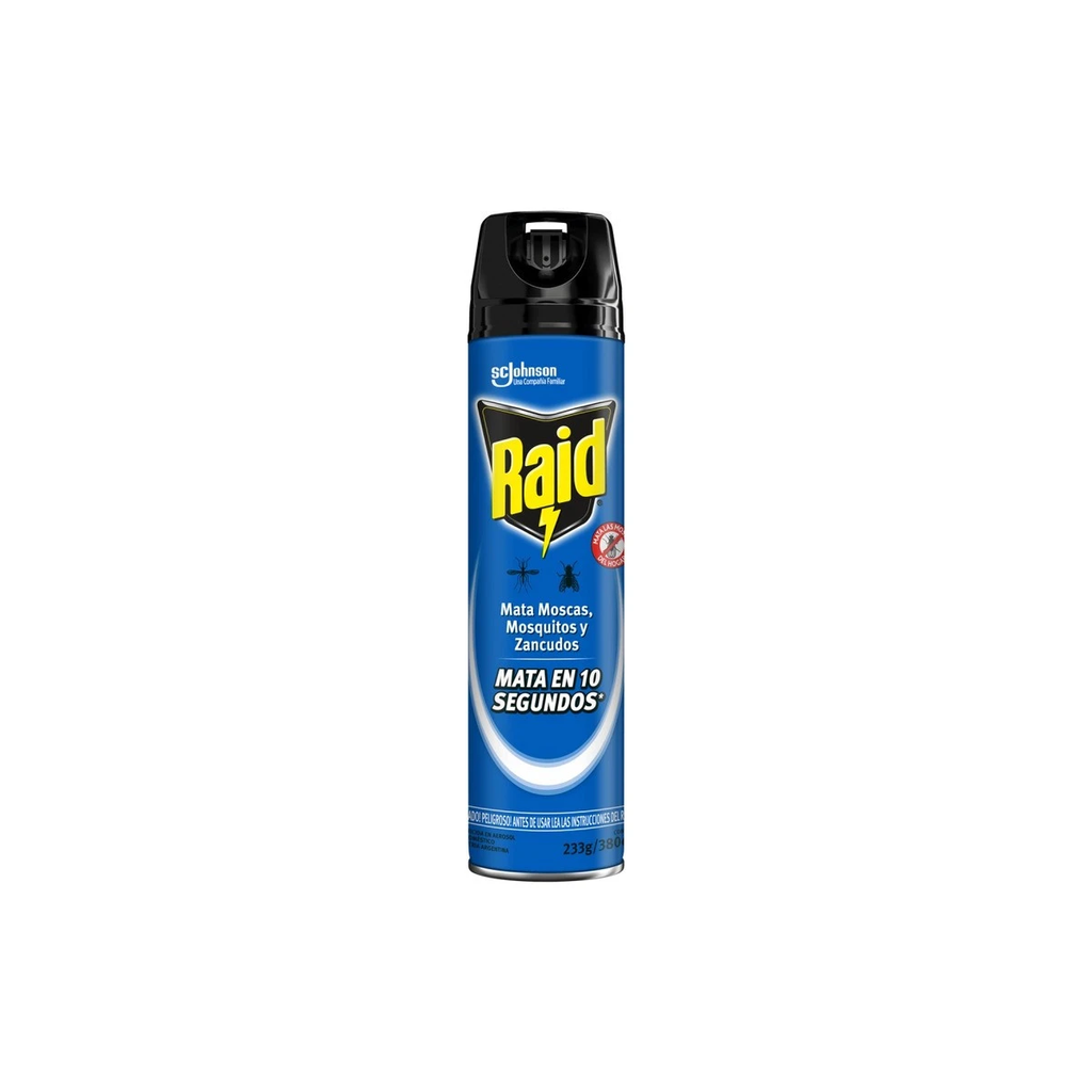 RAID MATA MOSCAS MOSQ Y ZANCUDOS AEROSOL 380CC